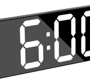 Ceas digital LED DS-3806M cu afisaj ALB