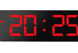 Ceas digital LED DS-3806M cu afisaj ROSU