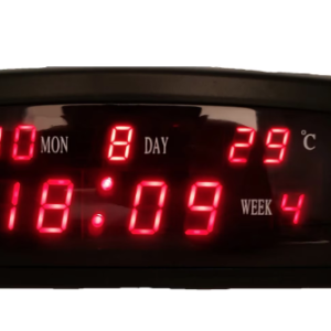 Ceas digital de masa 909 A LED cu alarma si termometru