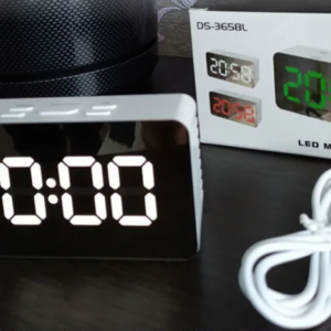 Ceas digital led mirror clock DS-3658L afisaj ALB