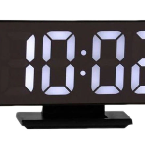 Ceas digital led mirror clock cu afisaj ALB DS-3618L