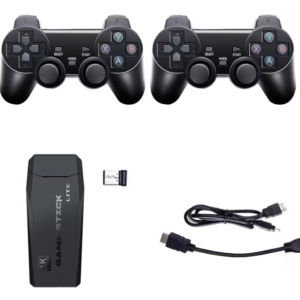 Consola Game stick cu peste 20000 de jocuri incorporate 2 controlere wireless iesire HDM