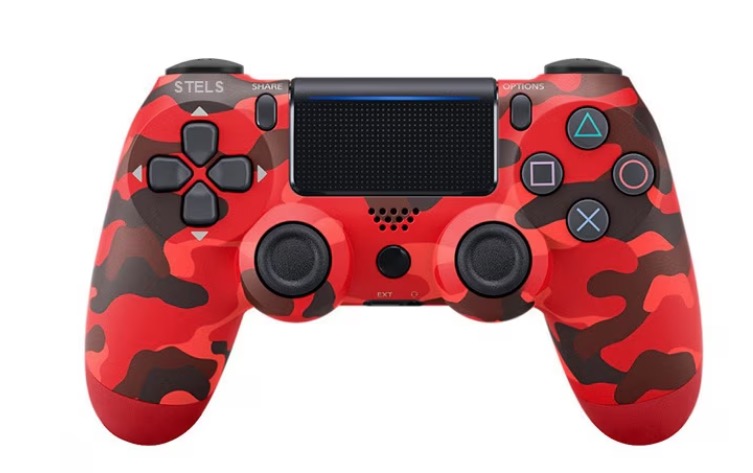 Controller Wireless Joystick Pentru Consola Sony Playstation 4 Army ROSU