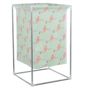 Cos de Rufe Multicolor cu suport metalic