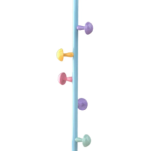 Cuier pentru haine 7 carlige in forma de ciuperca otel carbon 167 x 30 cm ALBASTRU