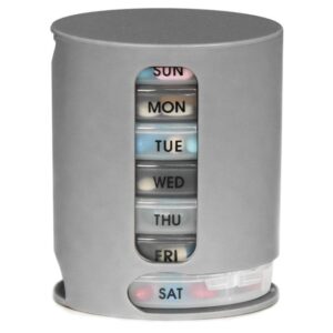 Cutie GRI PILL PRO distribuitor pentru medicamente pe zile