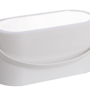 Cutie organizator depozitare farduri pentru calatorie cu oglinda cosmetica