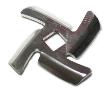 Cutit din inox pentru masina tocat carne electrica cu interior patrat No 5