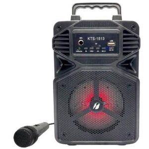 Difuzor Woofer KTS 1513 Portabil pentru Exterior cu Functii Bluetooth MP3 si Karaoke