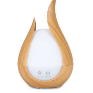 Difuzor aromaterapie NATUR cu ultrasunete si lumina LED 7 culori de 200 ml telecomanda MK