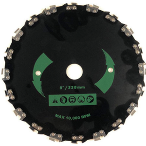 Disc Motocoasa cu Dinti Lant Drujba 230x 20T Negru