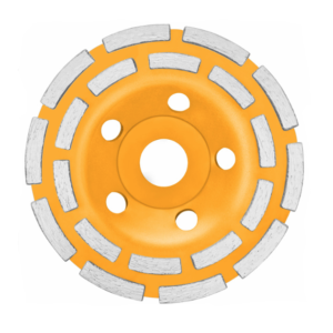 Disc diamantat 180 mm cu 2 randuri segmente pentru slefuit suprafete beton mozaic marmura