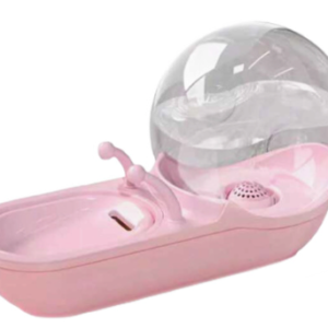 Dispenser de apa pentru animalute cu rezervor tip melc