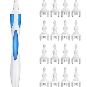 UB Dispozitiv pentru curatarea urechilor 16 varfuri din silicon pentru igiena adecvata si sanatatea urechii