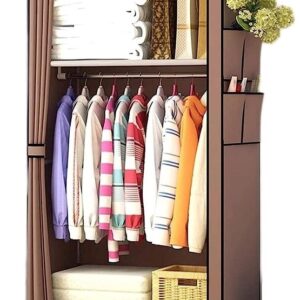 Dulap HAINE Textil 2 Rafturi 56x 44 x 146cm MARO si Depozitare Laterala