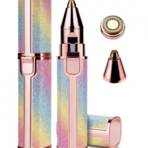 Epilator RD E346 cu 2 capete interschimbabile fata/sprancene lumina led pe baterie