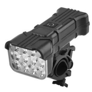 Far LED pentru bicicleta 12 LED 5 Moduri Iluminare + Claxon XK-012