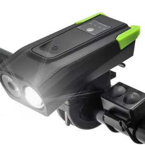 Far LED pentru bicicleta sau trotineta 10W cu claxon bk-1718