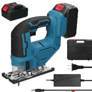 Fierastrau pendular German Meister 2 acumulatori 128V 6Ah lemn 80mm