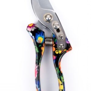 Foarfeca de vie model AUTOMAT cu FLORI ULTRA NEGRU MX793