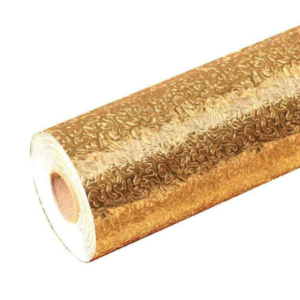 Folie Aluminiu Autoadeziva Aurie Creponata Rezistenta