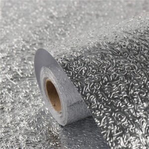 Folie Aluminiu Autoadeziva CREPONATA Rezistenta 40x500 cm