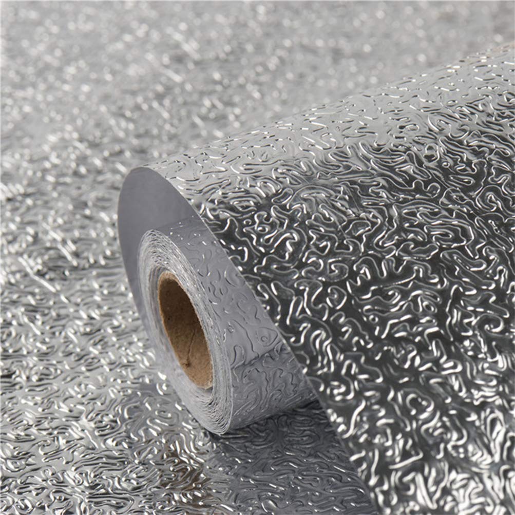 Folie Aluminiu Autoadeziva CREPONATA Rezistenta 40x500 cm