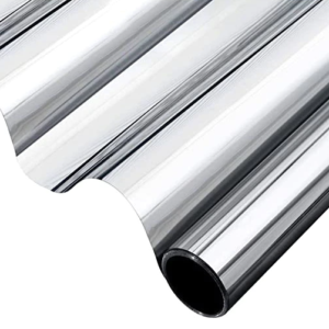 Folie Oglinda Reflexiva pentru Geamuri Interioare Protectie Solara UV 60x300cm