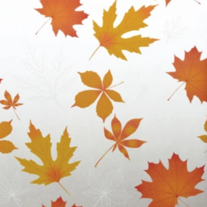 Folie autoadeziva pentru geam frunze aramii 45 x 300 cm