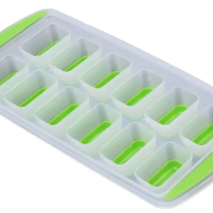 Forma pentru gheata reutilizabila din plastic verde