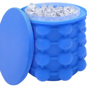 Frapiera gheata 2 IN 1 din silicon si forma pentru cuburi de gheata