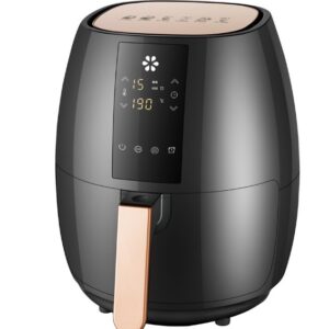 Friteuza cu aer cald QZ8 capacitate 5L putere 1400W afisaj LCD tactil