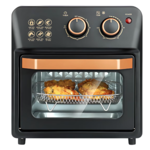 Friteuza cu aer cald retro (cuptor electric) cu prajitor de paine cuptor cu convectie de 12 l pentru casa