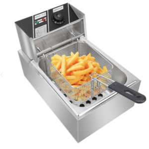 Friteuza electrica de grasime capacitate 6L si maner din otel inoxidabil