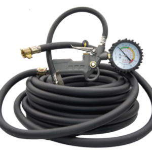 Furtun GROS pentru umflat roti cu manometru 13m