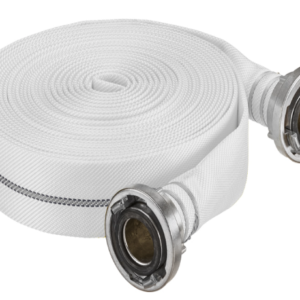 Furtun apa pompieri 30 m 2" cu conectori ALB