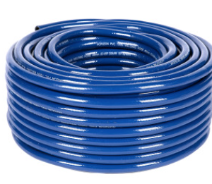 Furtun gaz 9mm insertie verde/ albastru 50m MX022