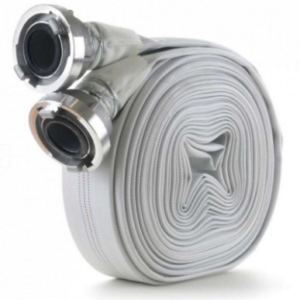 Furtunul de pompier 2'' 20 m 8 bari alb cu 2 cuple MX452