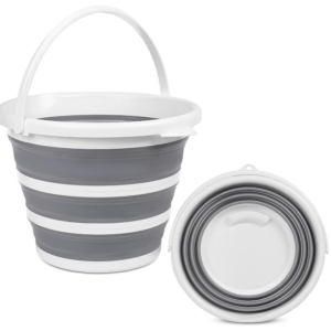 Galeata pliabila din cauciuc cu marginile din plastic capacitate 5 litri