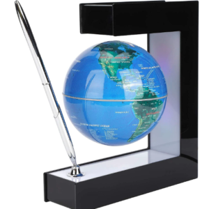 Glob pamantesc magnetic plutitor cu iluminare LED si PIX