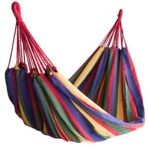 Hamac Dublu 160x200  din bumbac ROSU