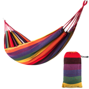 Hamac de 1 persoana cu husa de transport 190 X 80 cm simplu