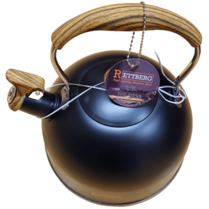 Ibric Ceai RE-9236 Negru 2.5L cu Maner Lemn