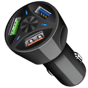 Incarcator Auto cu Incarcare Rapida si 3 USB putere 55W