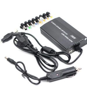 Incarcator Laptop Auto + Priza cu 8 MUFE Universale 12v / 220v