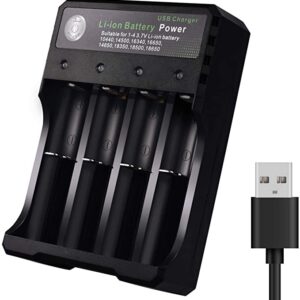 Incarcator MS-5D84A4 Acumulatori 4.2V Li-Ion 18650 cu 4 Porturi la USB XL