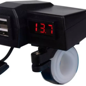 Incarcator USB pentru motocicleta 4in1 CD3311 afisaj LED