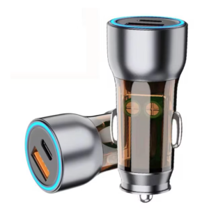 Incarcator auto QCD712 putere 53W 1 USB A  + 1 USB C