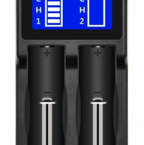 Incarcator cu display HD 8991B cu 2 porturi pentru acumulatori alimentare USB 5V