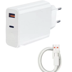 Incarcator de priza 120W inclus cablu 6A USB la USB C transfer date si incarcare
